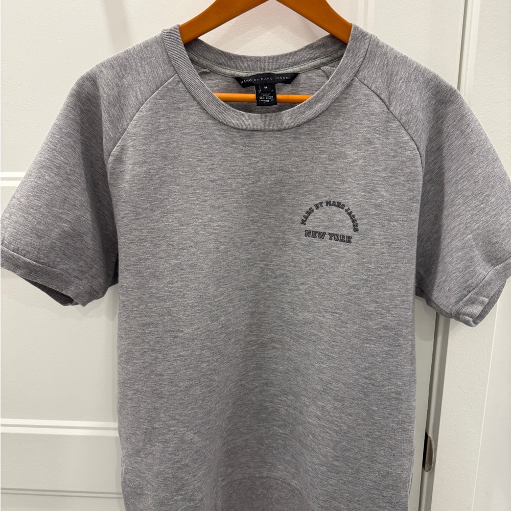 Marc By Marc Jacobs Gray Short Sleeve Tee